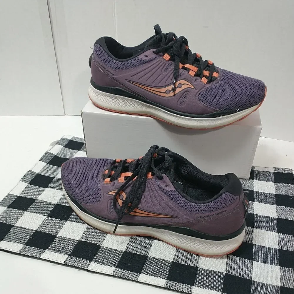 Saucony VersaFoam Inferno Women’s Size 9.5  Shoes Purple Lace Up S30035-5